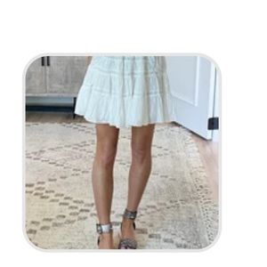 Talulah white mini skirt - size small